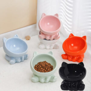 Ceramic Cat Bowl - 1